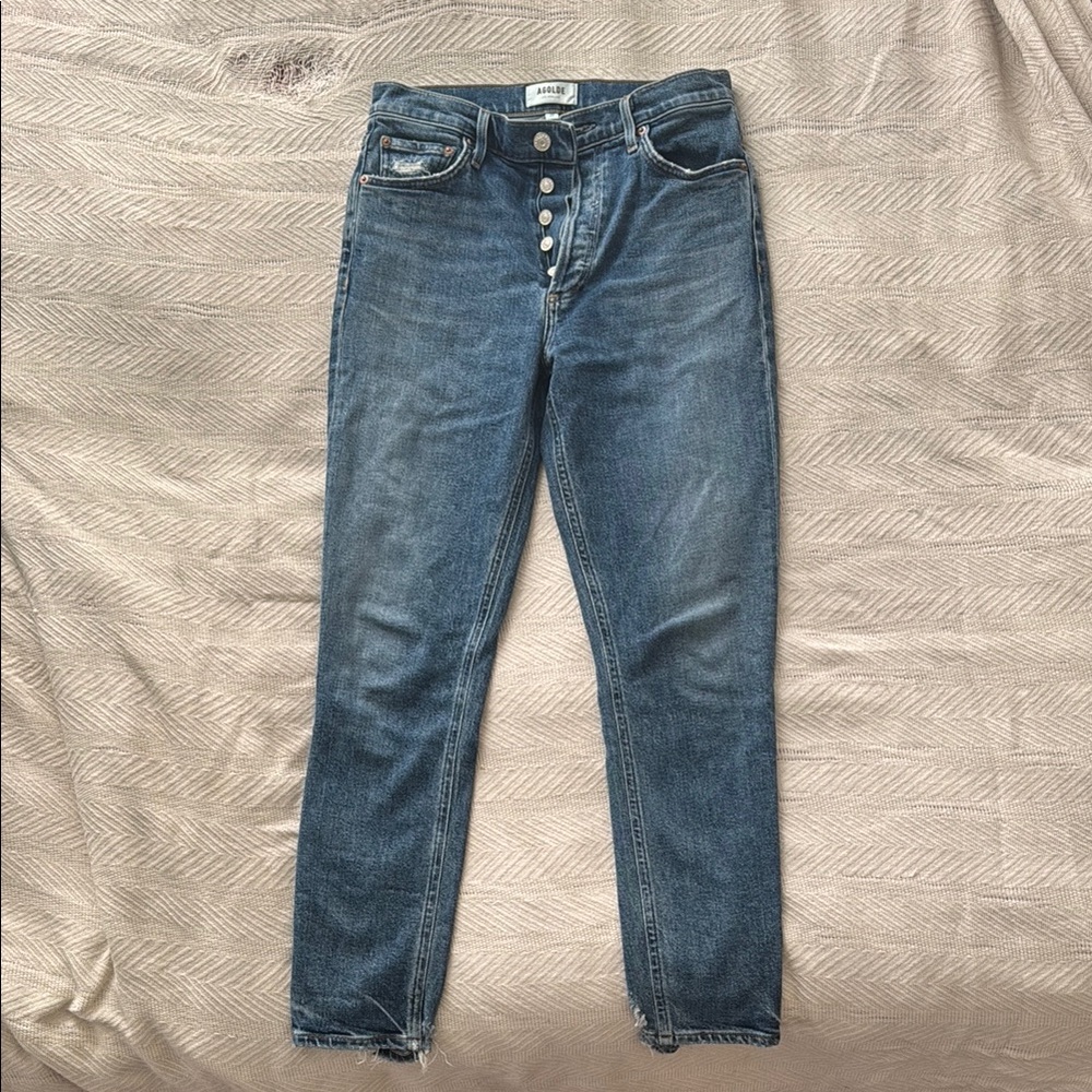 Agolde Blue Denim Jeans